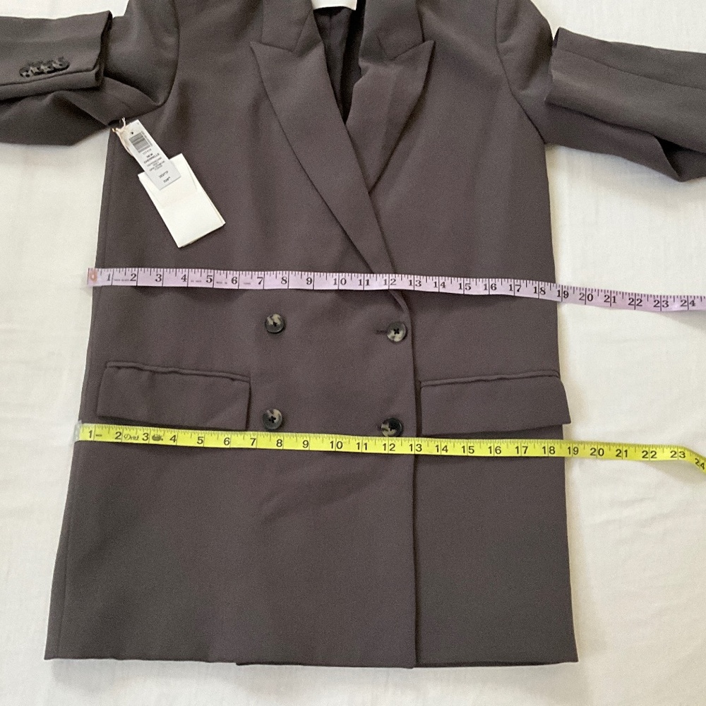 NWT ARITZIA Wilfred New Cherrelle Blazer XXS Gray - Picture 7 of 12